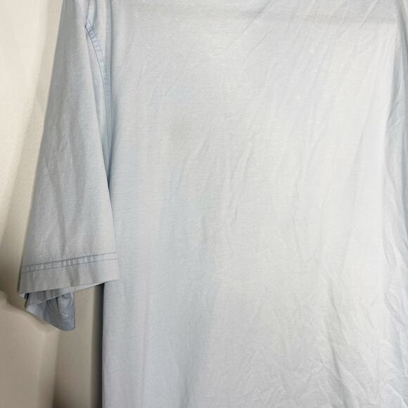 Fairway & Greene Mens Large L Light Blue Pine Valley Cotton Golf Polo Shirt FLAW - Picture 10 of 10